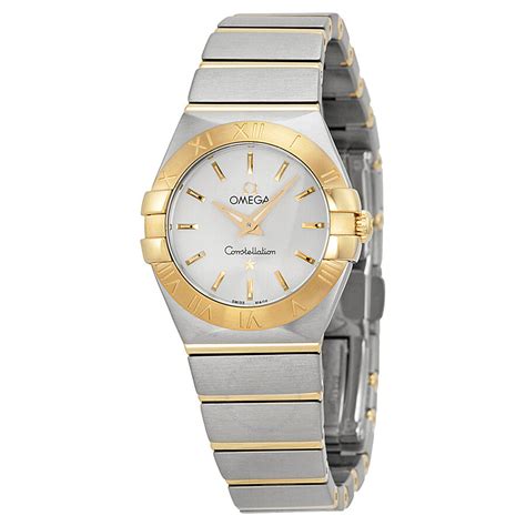 omega women's constellation silver dial watch|Omega Constellation authentic watches.